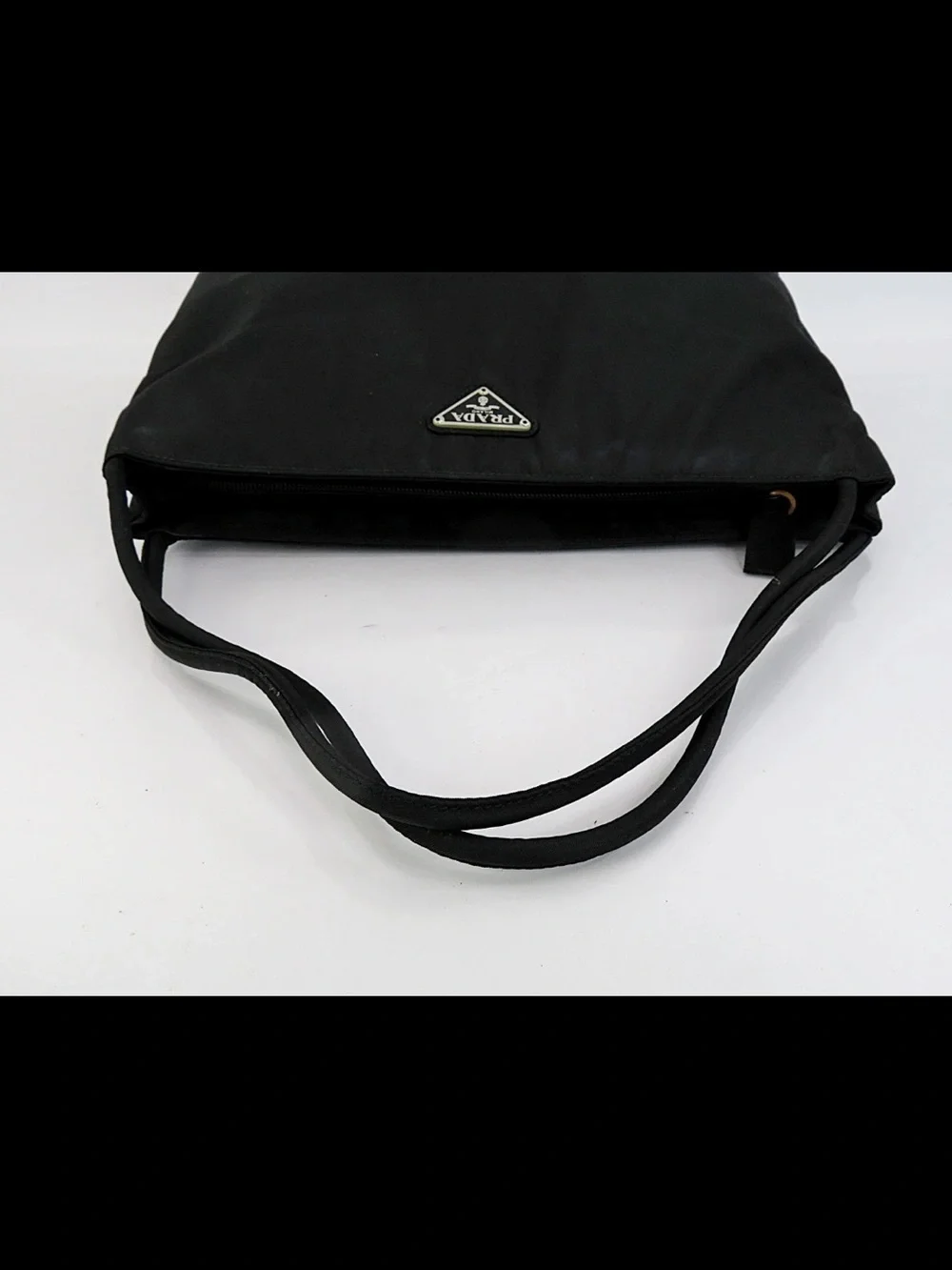 Prada Black Nylon Tote Bag
